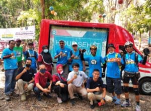 KAMPANYEKAN #HIDUP100PERSEN, BNN KOTA CILEGON GANDENG KOMUNITAS SEPEDA