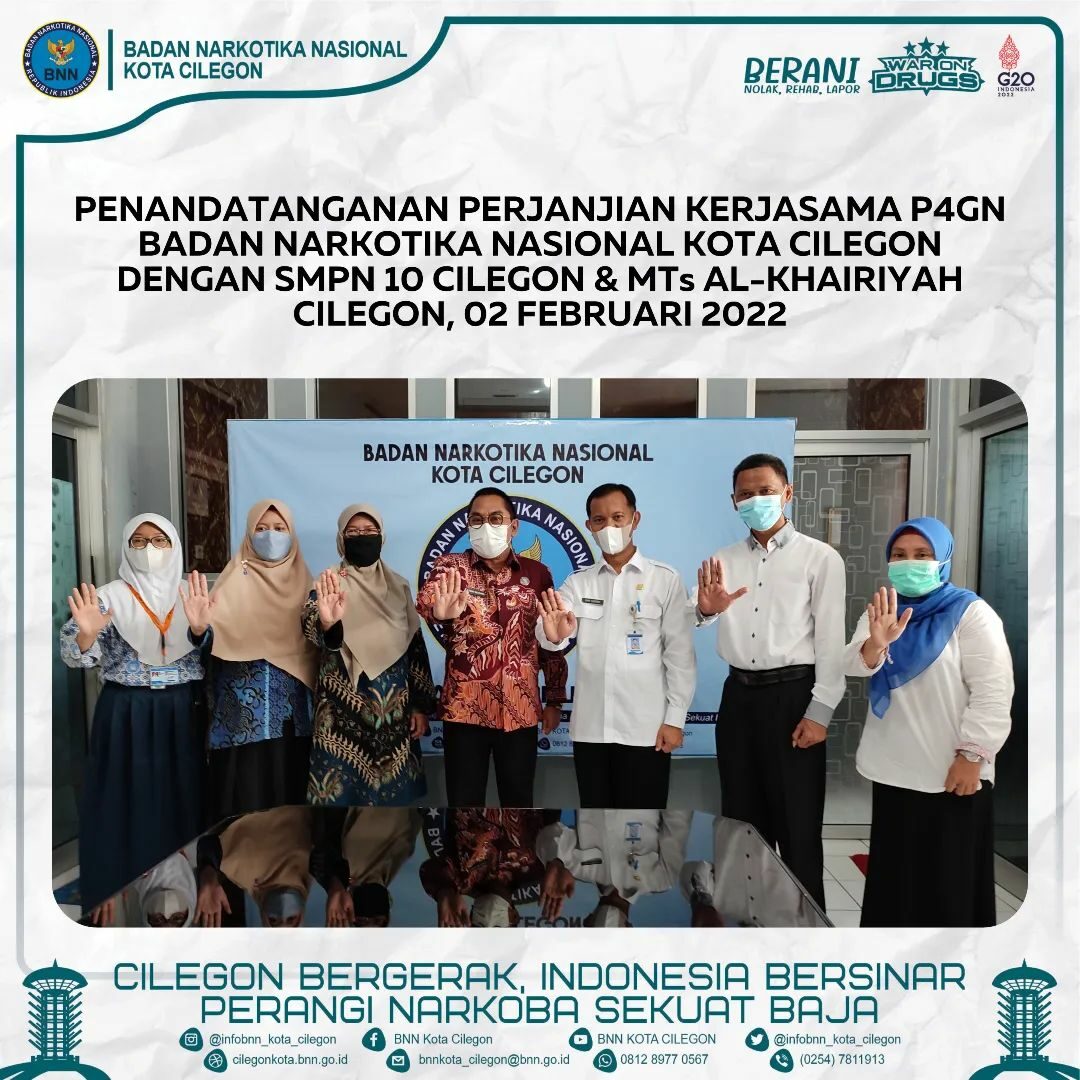 Kerja Sama P4GN dengan SMPN 10 Cilegon dan MTs Al-Khairiyah Cilegon Kerja Sama P4GN SMPN 10 Cilegon, MTs Al-Khairiyah Cilegon