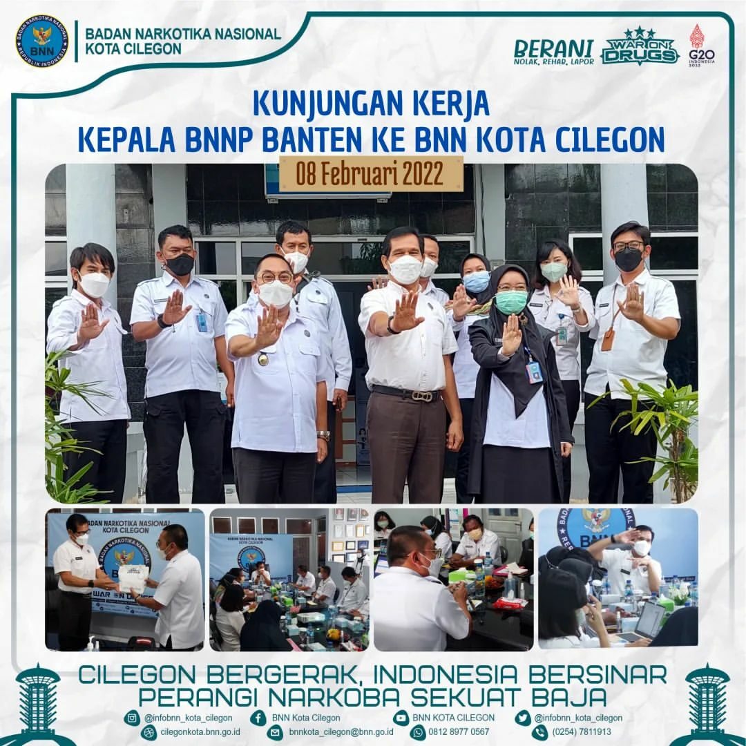 Kunjungan Kerja Kepala BNNP Banten Kunjungan Kerja Kepala BNNP Banten