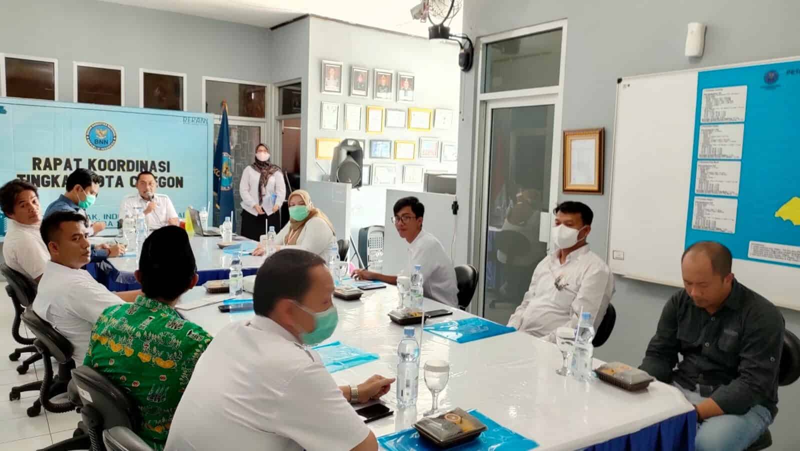 BNN Kota Cilegon Undang ODP dan Lembaga Terkait Membahas Layanan Rehabilitasi Penyalahgunaan Narkoba Rapat Koordinasi Membahas Layanan Rehabilitasi Penyalahgunaan Narkoba