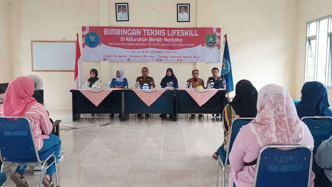 BNN Kota Cilegon Ajak Warga Jombang Wetan Kembangkan Produktifitas Cegah Narkoba Bimtek Lifeskill Warga Jombang wetan