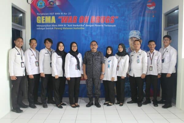 GEMA WAR ON DRUGS – BNN Kota Cilegon Menjadi Bagian Dari Pemecahan Rekor Muri BNN RI