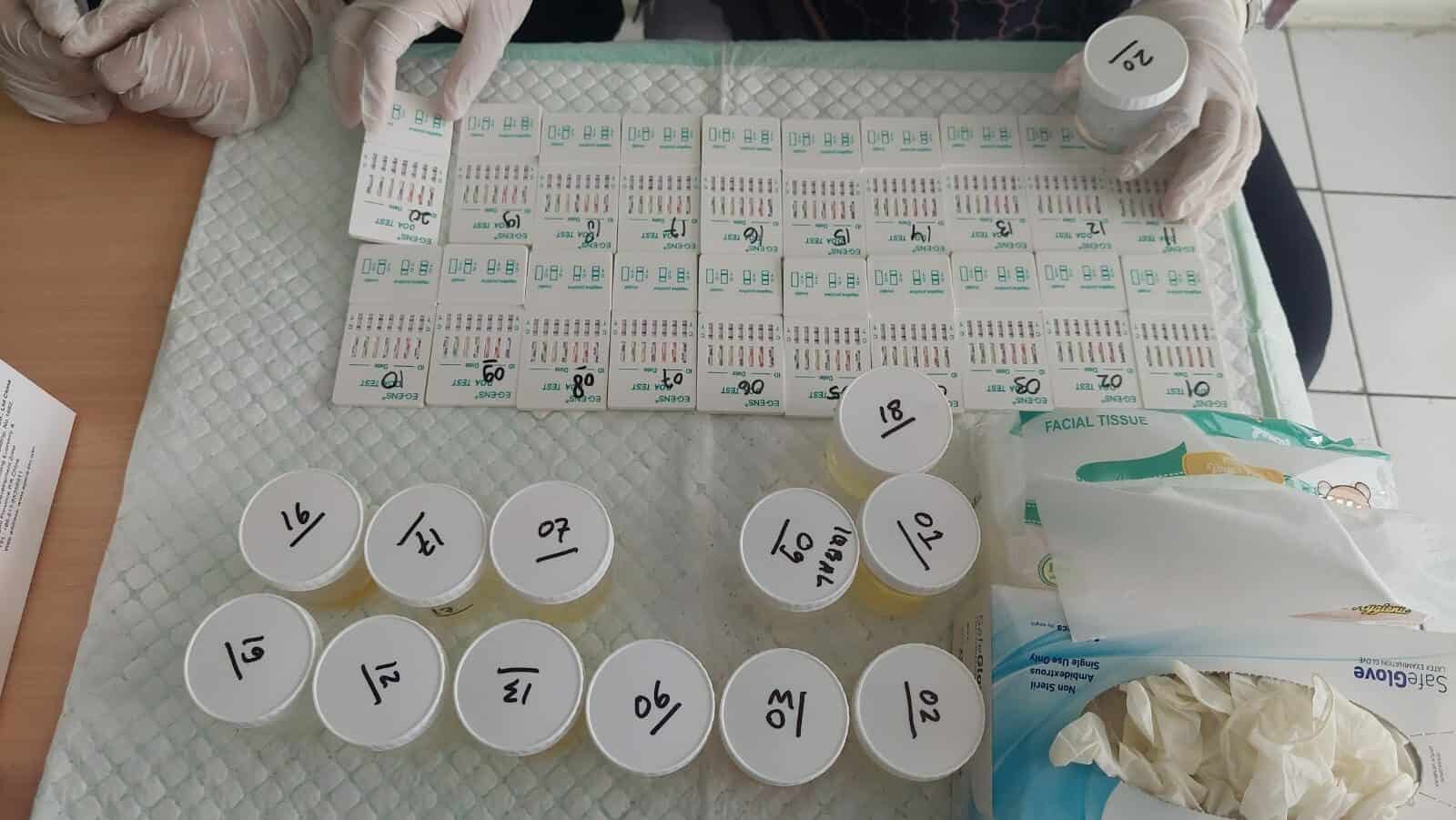Mantapkan Program P4GN BNN Kota Cilegon Periksa Urine Seluruh Pegawai Mantapkan Program P4GN BNN Kota Cilegon Periksa Urine Seluruh Pegawai