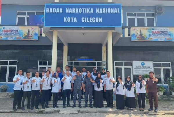 Kunjungan Kepala BNN Provinsi Banten ke Kantor BNN Kota Cilegon (12/07)